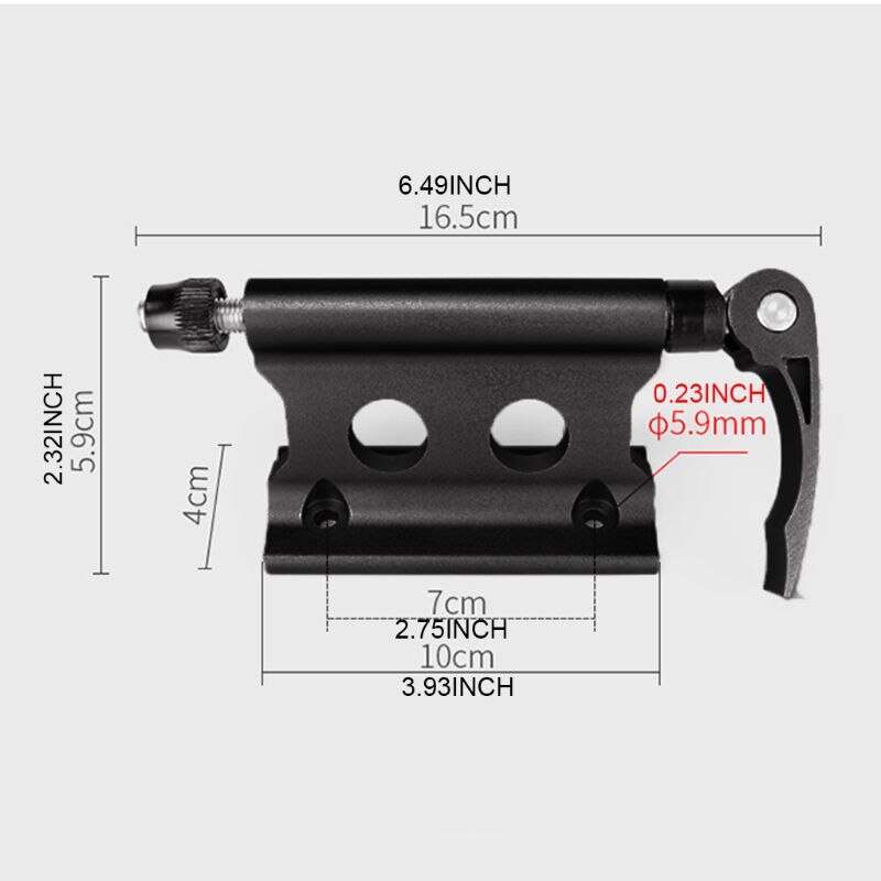 Bike Front Fork Mount Adaptor Heavy Duty Quick Release Modified Portable Frame
