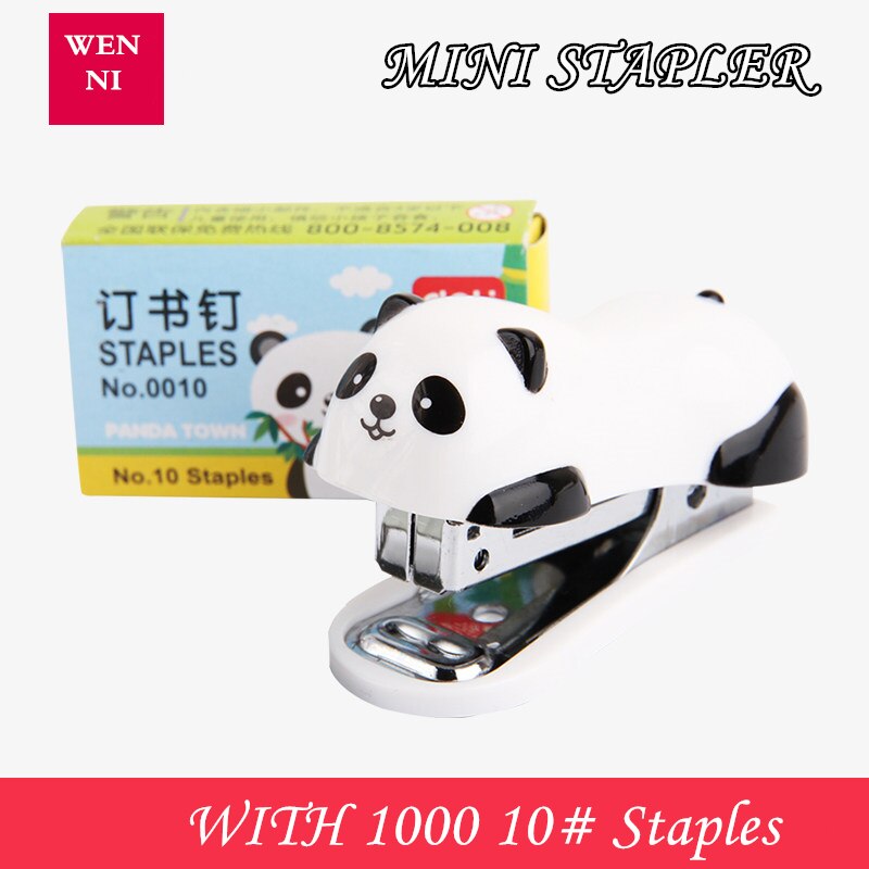Mini agrafeuse Panda avec 1000 agrafes agrafeuse d – Grandado