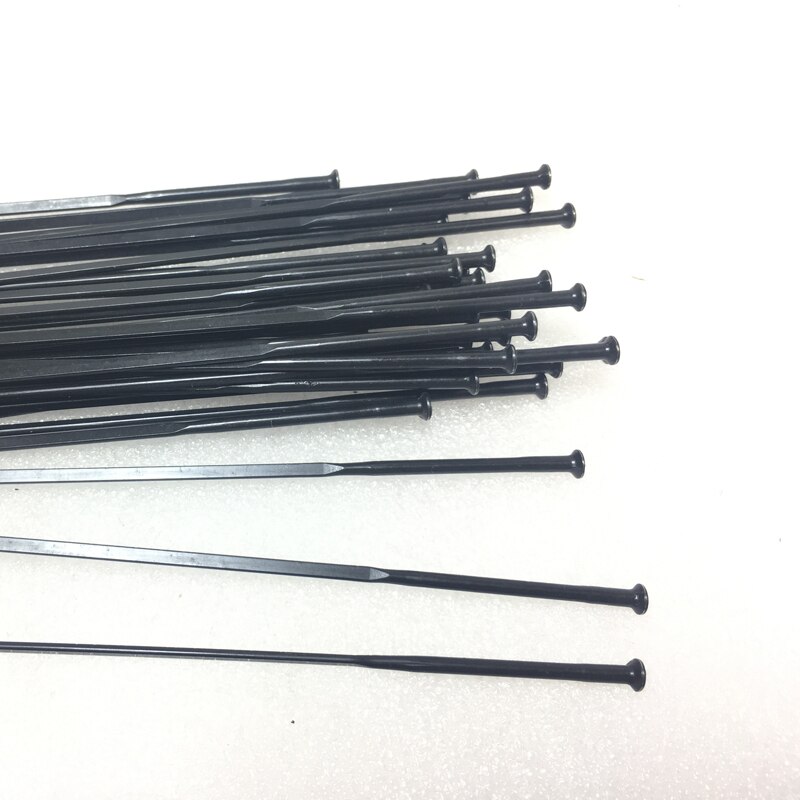 Super Light Pillar PSR Aero X-TRA 1420 Straight Pull Gauge 14 Black Straight Head Spokes with free alloy nipples