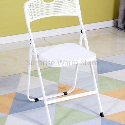 Chaise pliante en plastique respirant simple ménage portable chaise extérieure simple bureau adulte ordinateur chaise de formation: style2