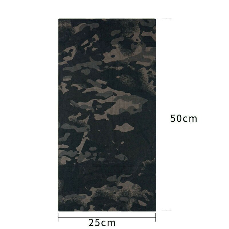 Multifunctionele Sjaal Sneldrogende Outdoor Riding Hood Hoofddoek Sjaal Gezichtsmasker Neck Gaiter Kraag Leger Polsband Oogmasker Hoofdband: MCBK