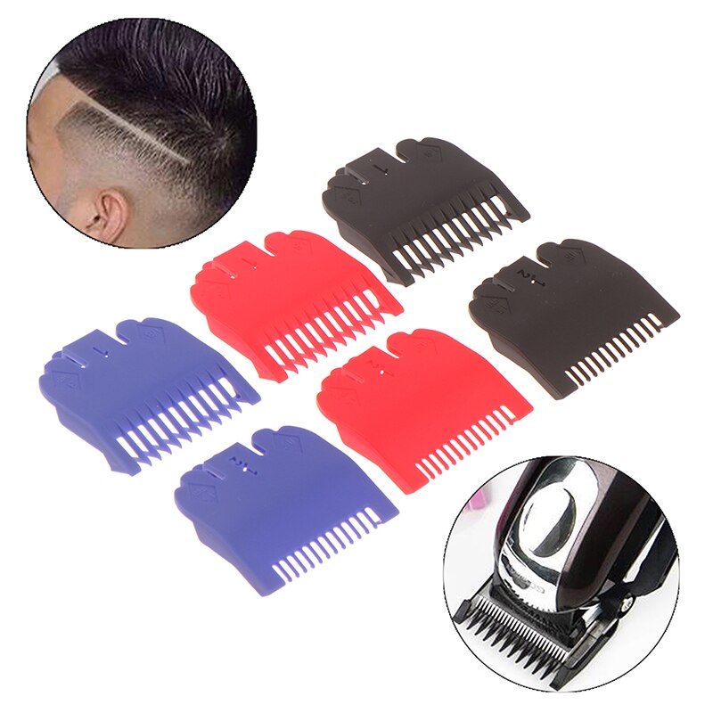 2 Teile/satz Haar Haarschneidemaschine führen Kamm Bart Trimmer Kamm Trimmer Kopf Rasierer Kamm Ersatz Haarschneidemaschine Klinge Cutter Haar Pflege