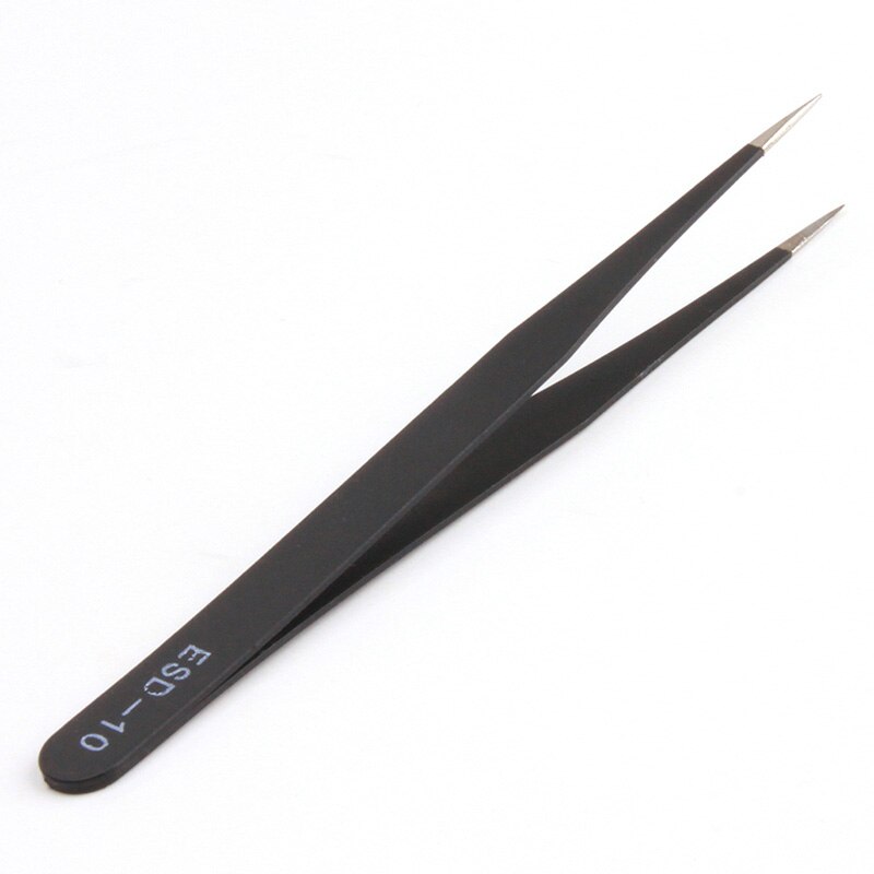 1PCS Anti-Static ESD Tweezers Electronic Rework Tool Set Anti-Magnetic Tweezers DIY Tools Electronic Part Repair Tools