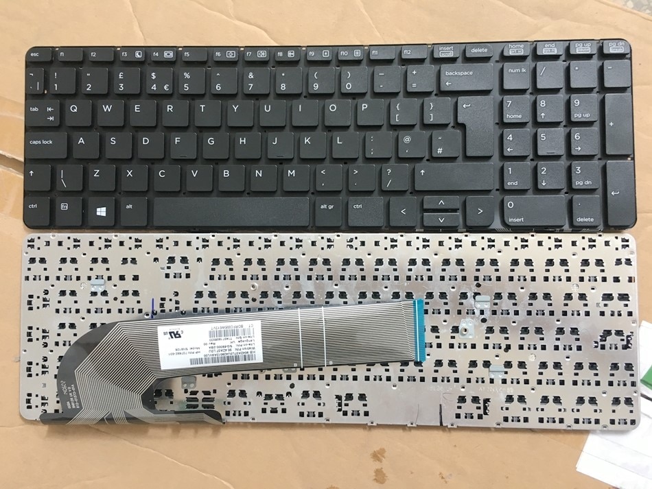 Czech Belgium Hungrarian French UK Keyboard For HP PROBOOK 450 G0 450 G1 470 455 G1 450-G1 450 G2 455 G2 470 G0 G1 G2 S15 S17: Coffee