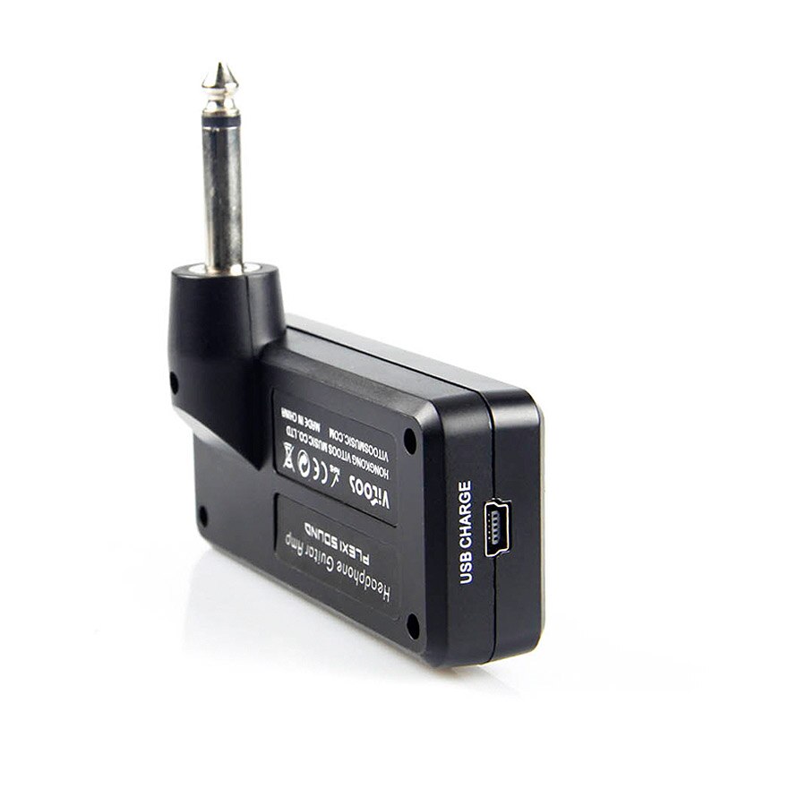 VITOOS PLEXI GELUID Mini Pocket Amp Versterker Micro Hoofdtelefoon Gitaar Stereo Amp Versterker met gratis Splitter Plug USB