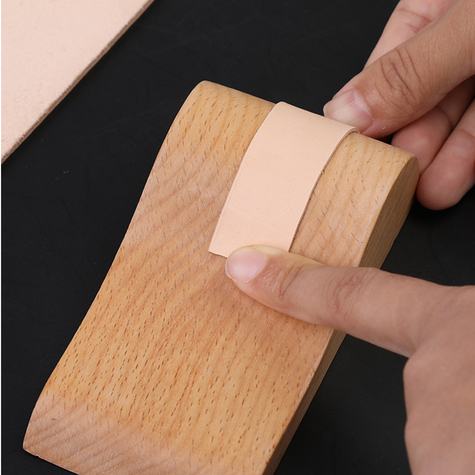 Herramienta de doblado de correa de reloj, herramienta de encerado de haya, herramientas de moldeo de doblado de correa de reloj, herramientas artesanales de cuero hechas a mano, 1 ud.