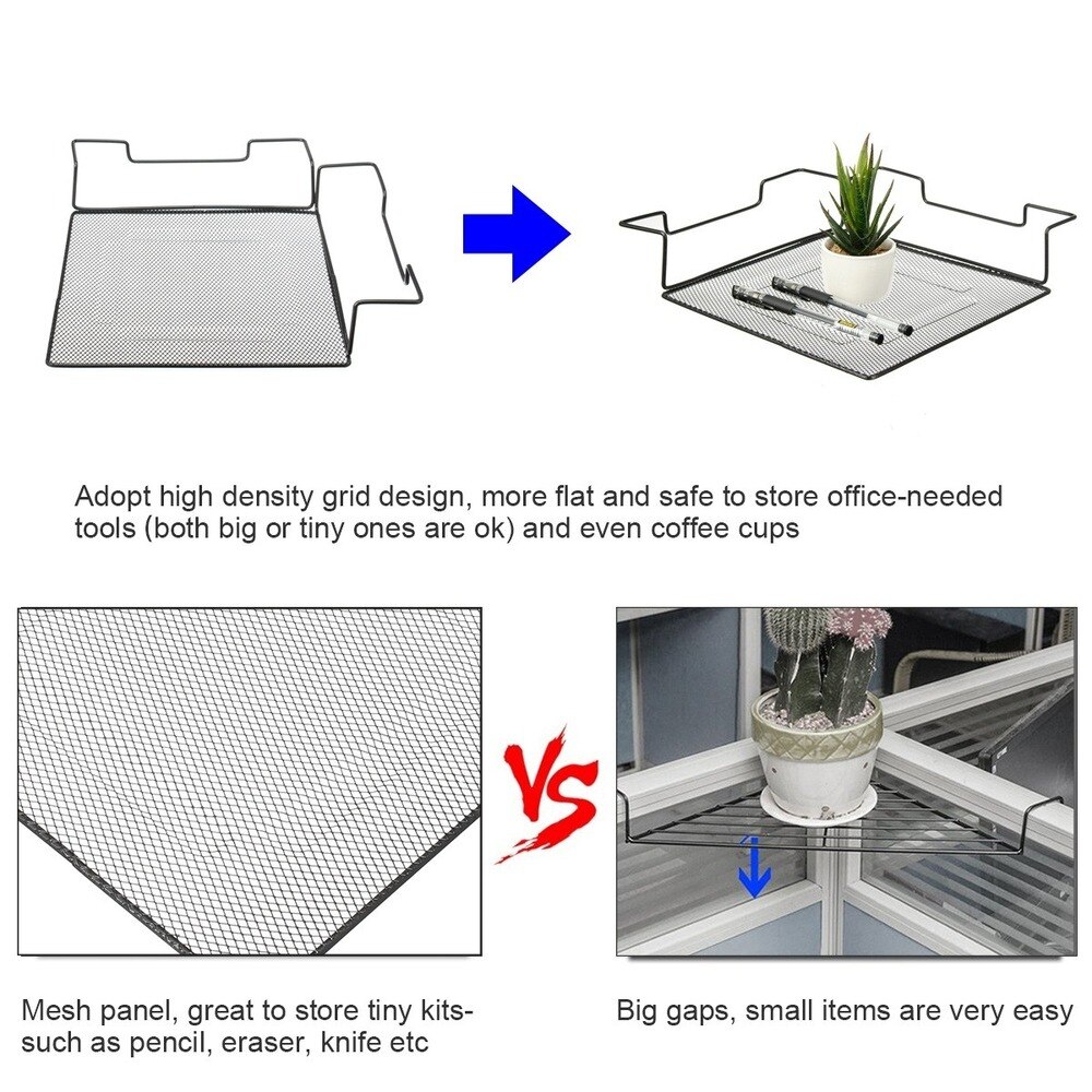 piazza Filo di Ferro Balcone Ufficio Cubicolo Angolo Mensola cremagliera di Stoccaggio per I Libri