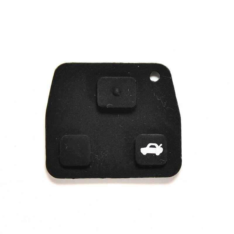 Vervanging Remote Key Siliconen Rubber Pads 3 Knoppen Autosleutel Voor Toyota Avensis Corolla Lexus Rav4