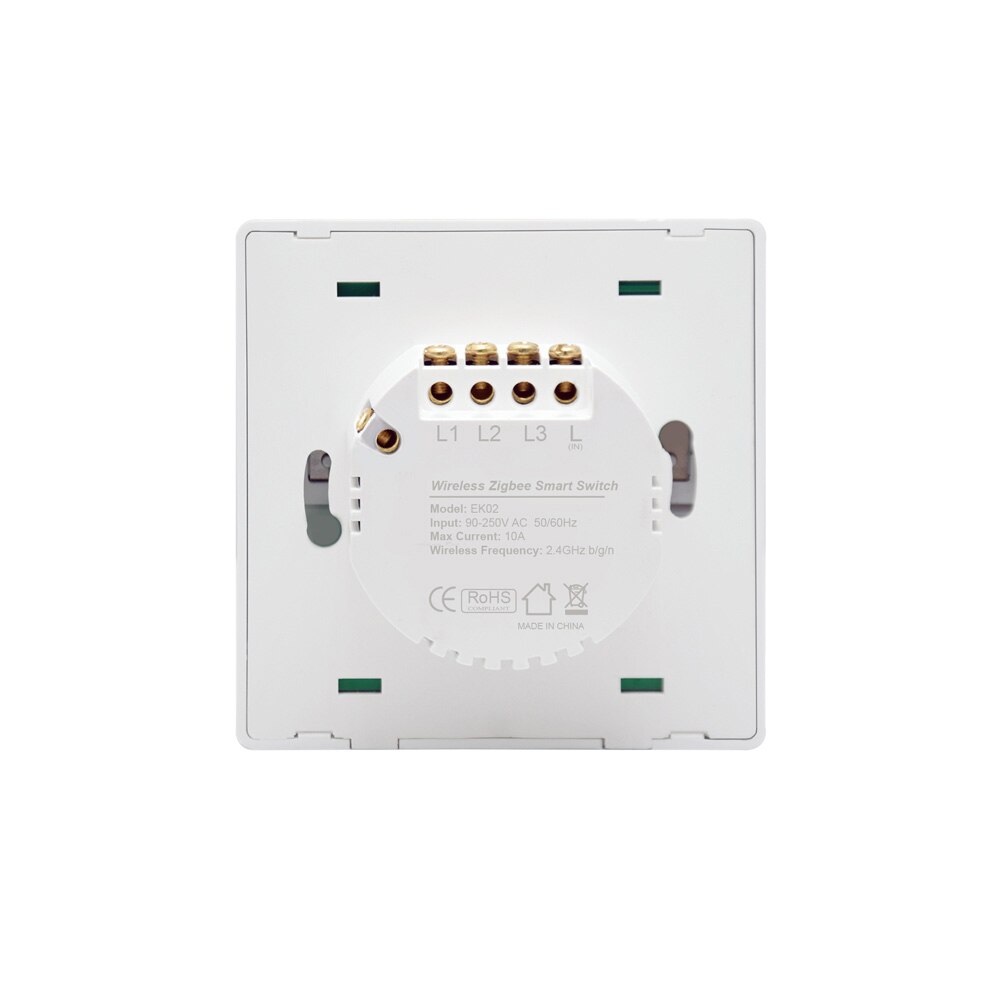 EJLINK 2 Gang Tuya Smart Switch Wifi Remote APP Voice Control works with Alexa, Google Home Intelligent Wall Light Switch