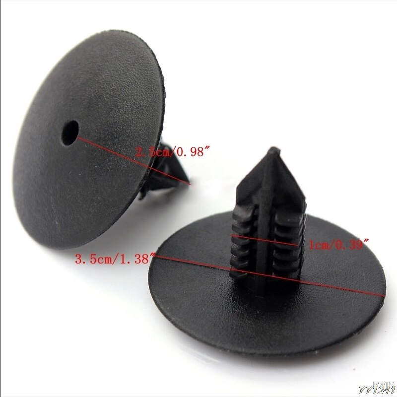 Bil bil 10 st hjulhus foder stänkskydd trim clips för renault clio  mk2 scenic megane bil styling