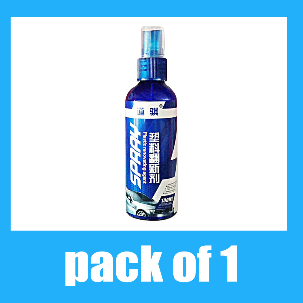 Auto Plastic Restorer Terug naar zwart Glans Autoreinigingsproducten Autopoetsmiddel en reparatie Coating Renovator voor autodetaillering: RED