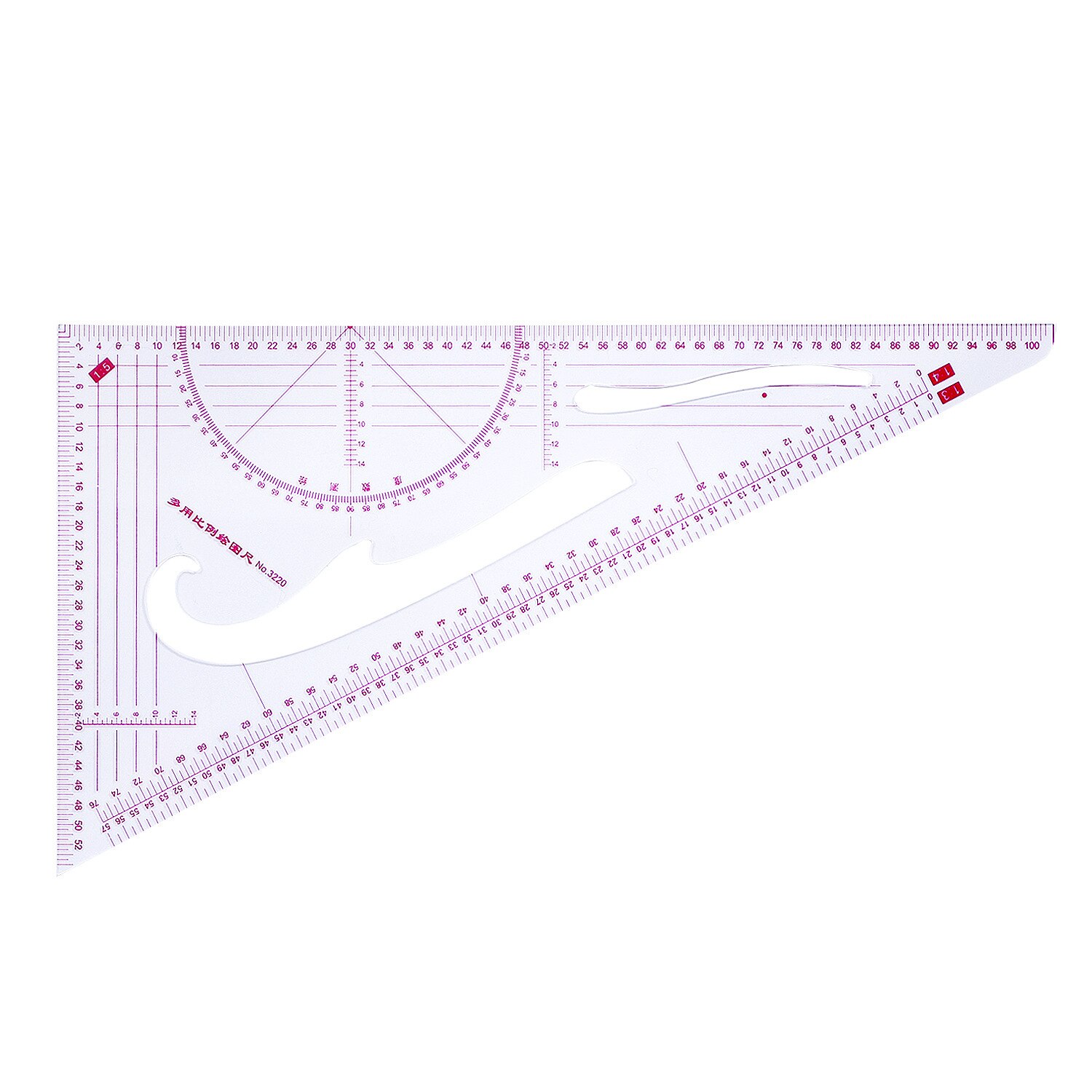 Serving Machine Ruler French curve sewing set sewing machine ruler multi... – Grandado