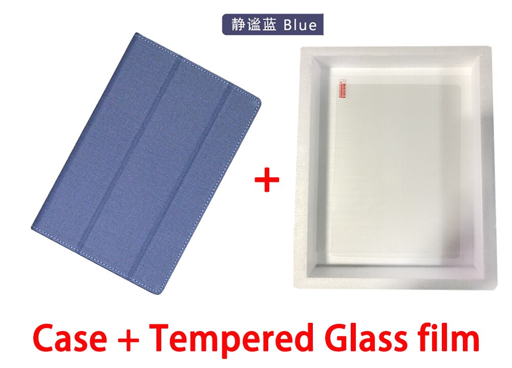 Coque pour tablette CHUWI Hipad Plus 11 pouces, housse de protection: blue and glass film