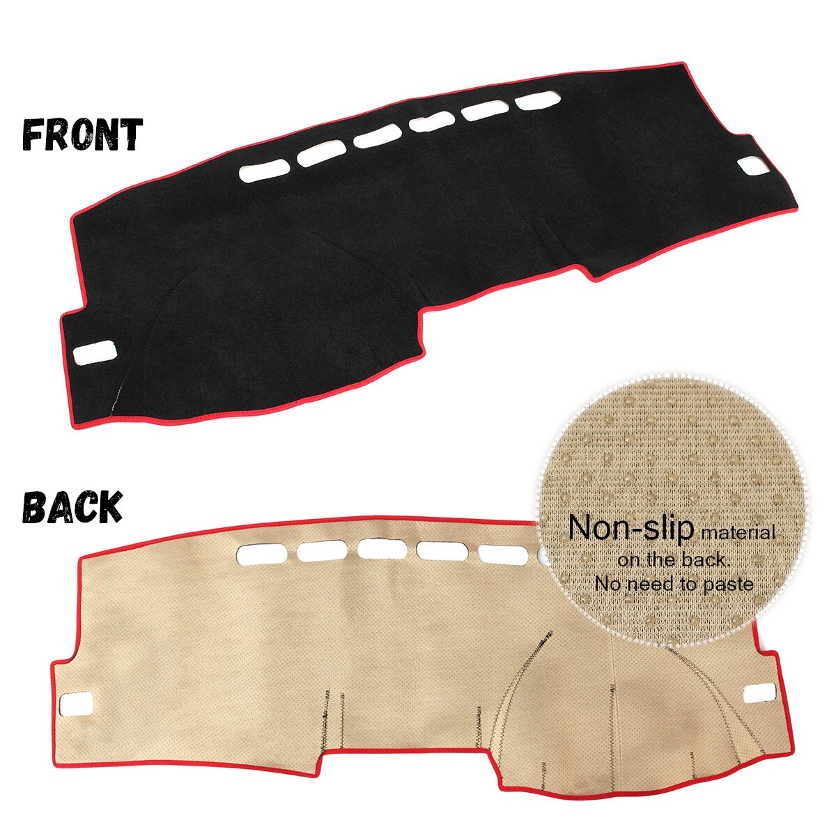 Voor Toyota Corolla 2007 LHD Dashboard Cover Dashmat Zonnescherm Pad Dash Board Tapijt Covers