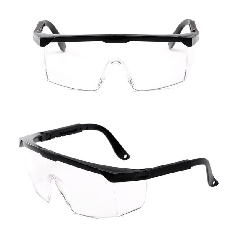 Work Safety Eye Protective Goggles Lab Factory Anti-impact Clear Glasses Outdoor: Default Title