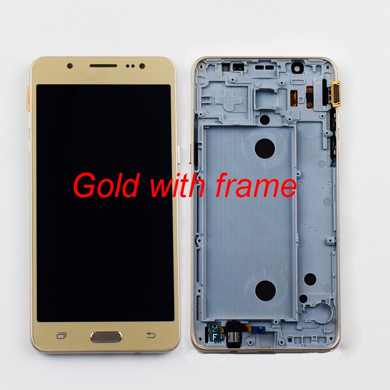 Pour Samsung Galaxy J5 écran LCD J510 SM J510F J510FN J510M J510Y/DS panneau LCD + cadre d'assemblage de numériseur d'écran tactile