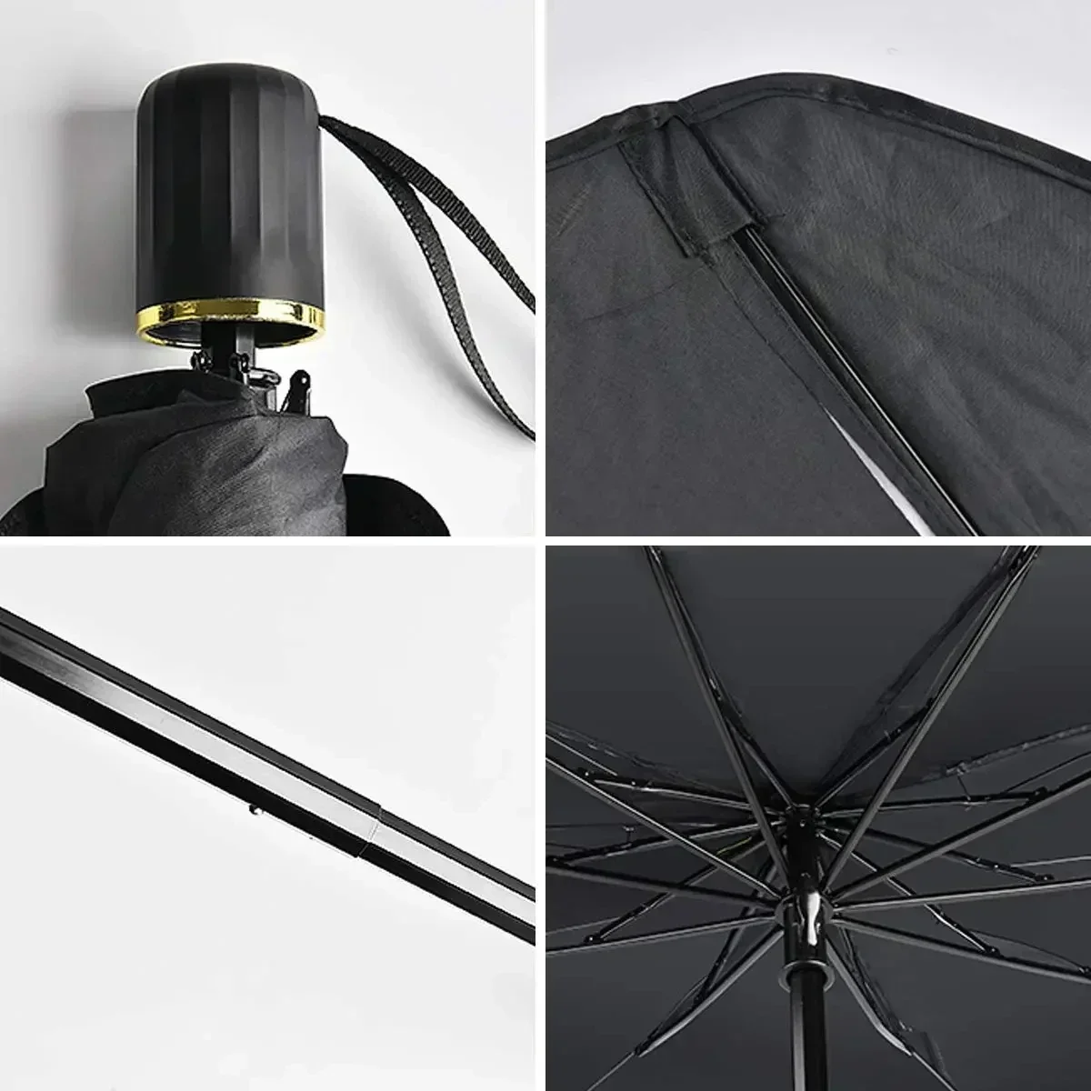 Auto Multifunctionele Handige Opvouwbare Voorruit Zonneschermen Interieur Protechor Accessorie Deel Auto Parasol Paraplu Front Covers