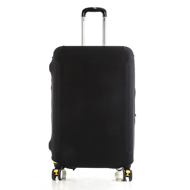 Simple Travel Suitcase Cover Elastic Thick Luggage Dust Protective Case Travel Accessories: black / S