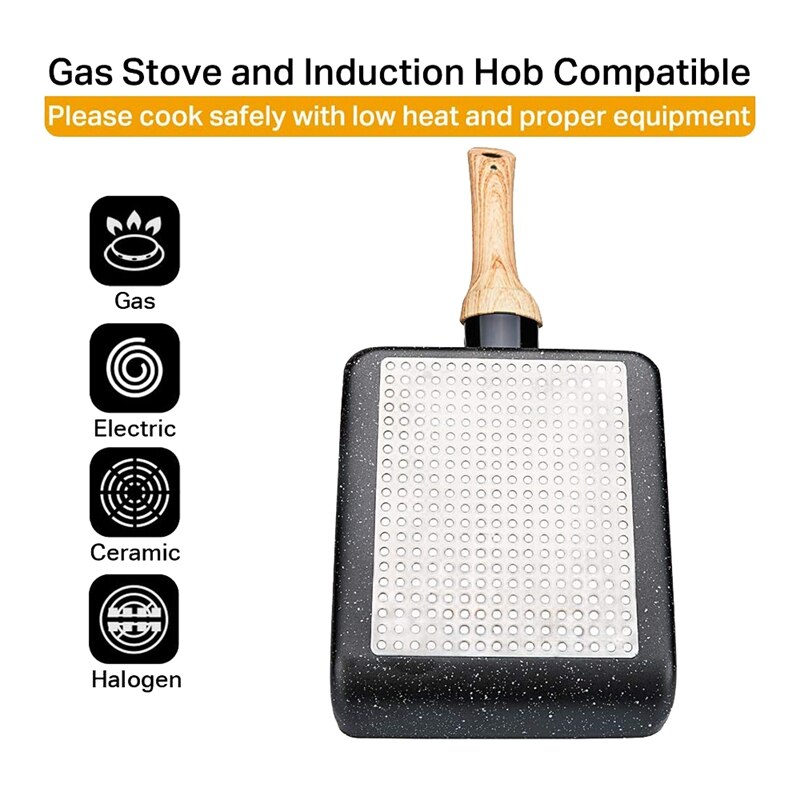 Friteuse Met Thermometer, Roestvrijstalen Koekenpan, Geschikt Voor Tempura Gefrituurde Kip En Gedroogde Vis 20 Cm 2
