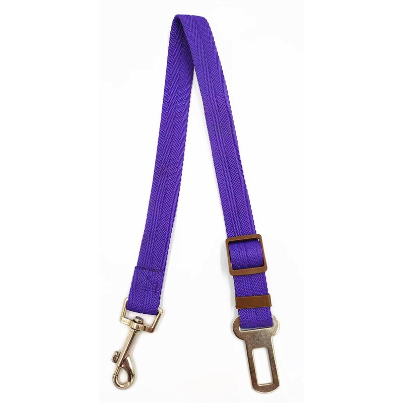 Huisdier Autogordel Hond Veiligheid Voor Puppies En Grote Honden Pet Seat Belt 4 Kleuren: Paars