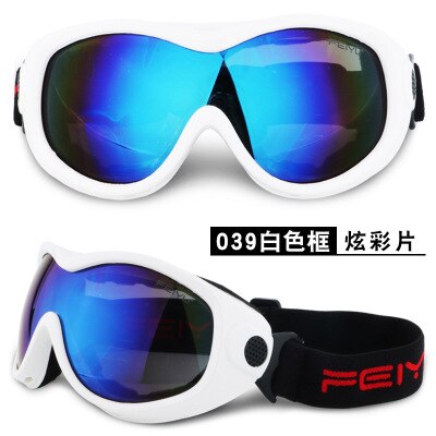 Ski Brille Snowboard Maske Für Männer Frauen Ski Brillen Schnee Schutz Über Brille Erwachsenen Doppel Anti-Nebel Zylindrischen: 9