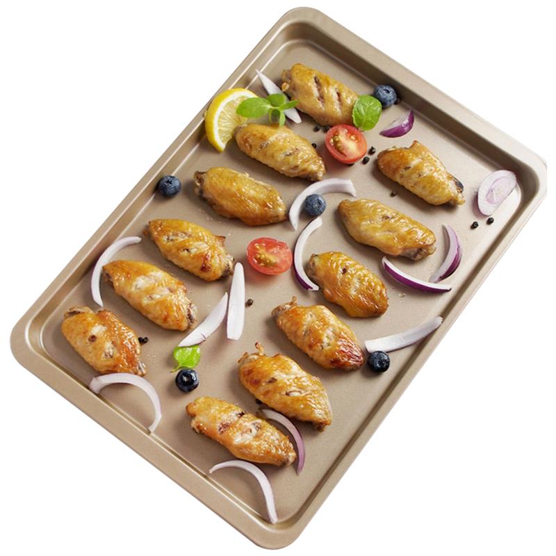 1 Pc Hittebestendige Cookie Pan Creatieve Rechthoekige Anti-aanbak Bakplaat Bakken Pan Cake Sheet Diy Bakken Tools