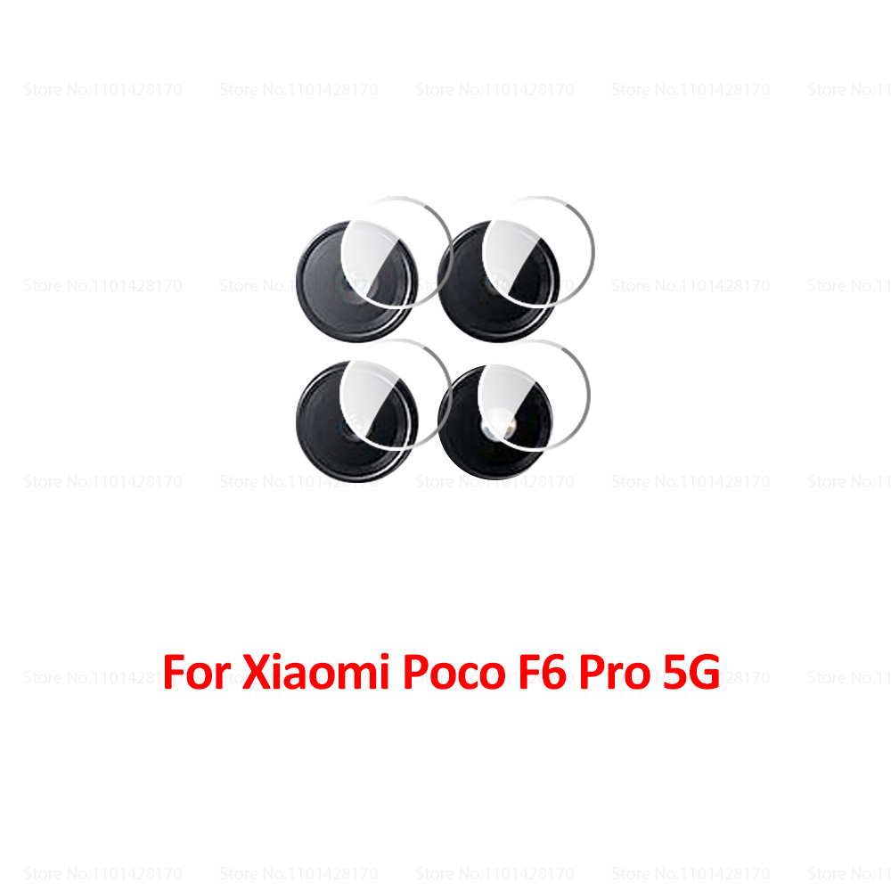 3-5 pièces couverture arrière de caméra pour Poco X7 Pro 5G protecteur de caméra lentille verre trempé Xiaomi Poco F7 Ultra X6 F6 M6 Pro 4G Film d'objectif: Blue / Bundle2