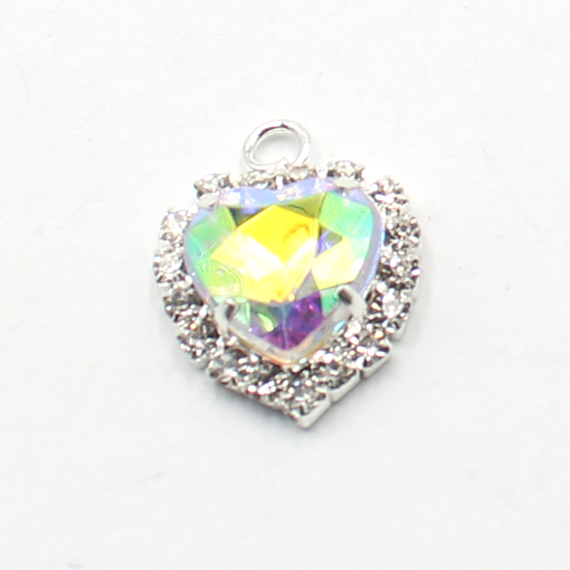 Accessoires pour cheveux, 10 pièces, 18x21MM, en métal diamant, tête de beauté rétro, bricolage, vêtements de mariage, accessoires de décoration: Clair