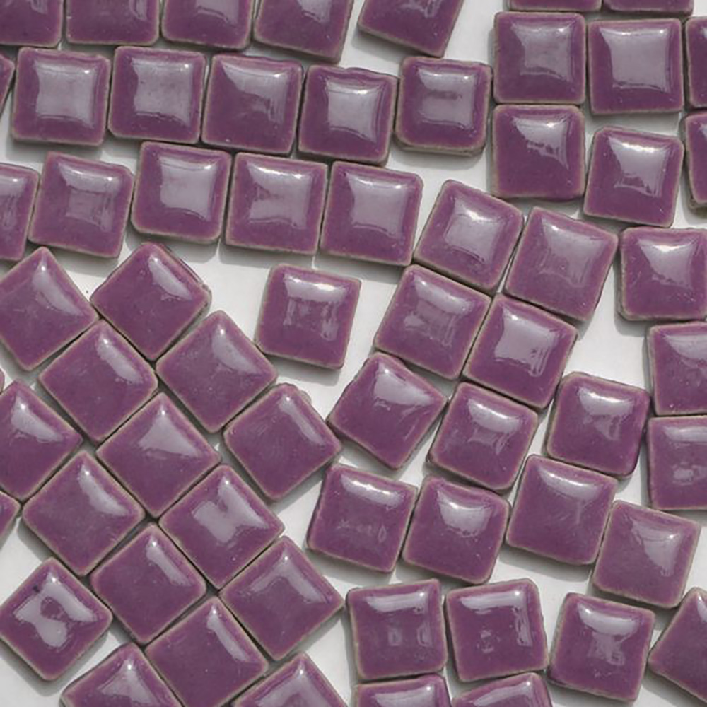 100pcs Multicolor Glass Mosaic Tile Square Ceramic Mosaic Tiles DIY Arts Crafts Making Material: 20