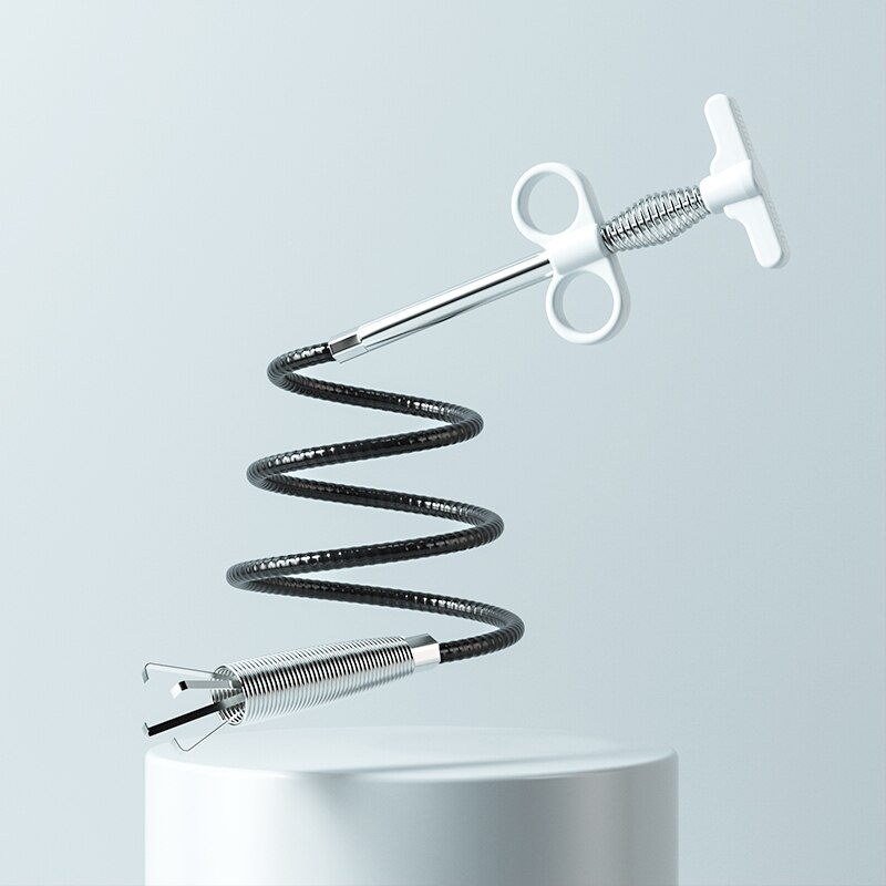 Débloqueur de tuyau d&#39;égout serpent ressort outil de dragage, cuisine salle de bains nettoyage des égouts accessoires de cuisine 90cm 160cm outils de toilette