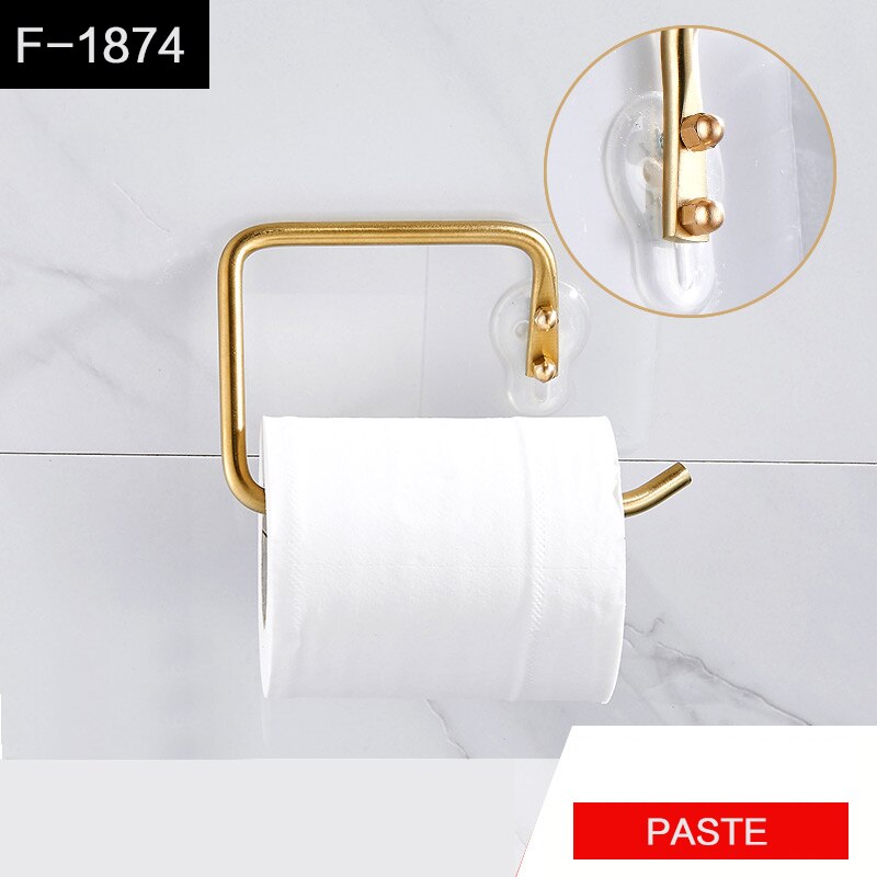 Industrial Retro americano accesorios de baño cocina negra toallero papel toalla gancho de hierro soporte de tubería de agua: F-1874-2