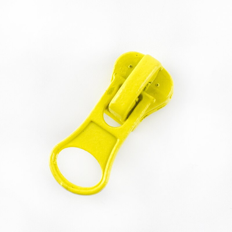 Meetee 10pcs 5# Resin Zipper Head Thick Candy Color Zipper Pull Slider DIY Repair Pillow Quilt Bedding Bags Sewing Clothes ZT005: Yellow