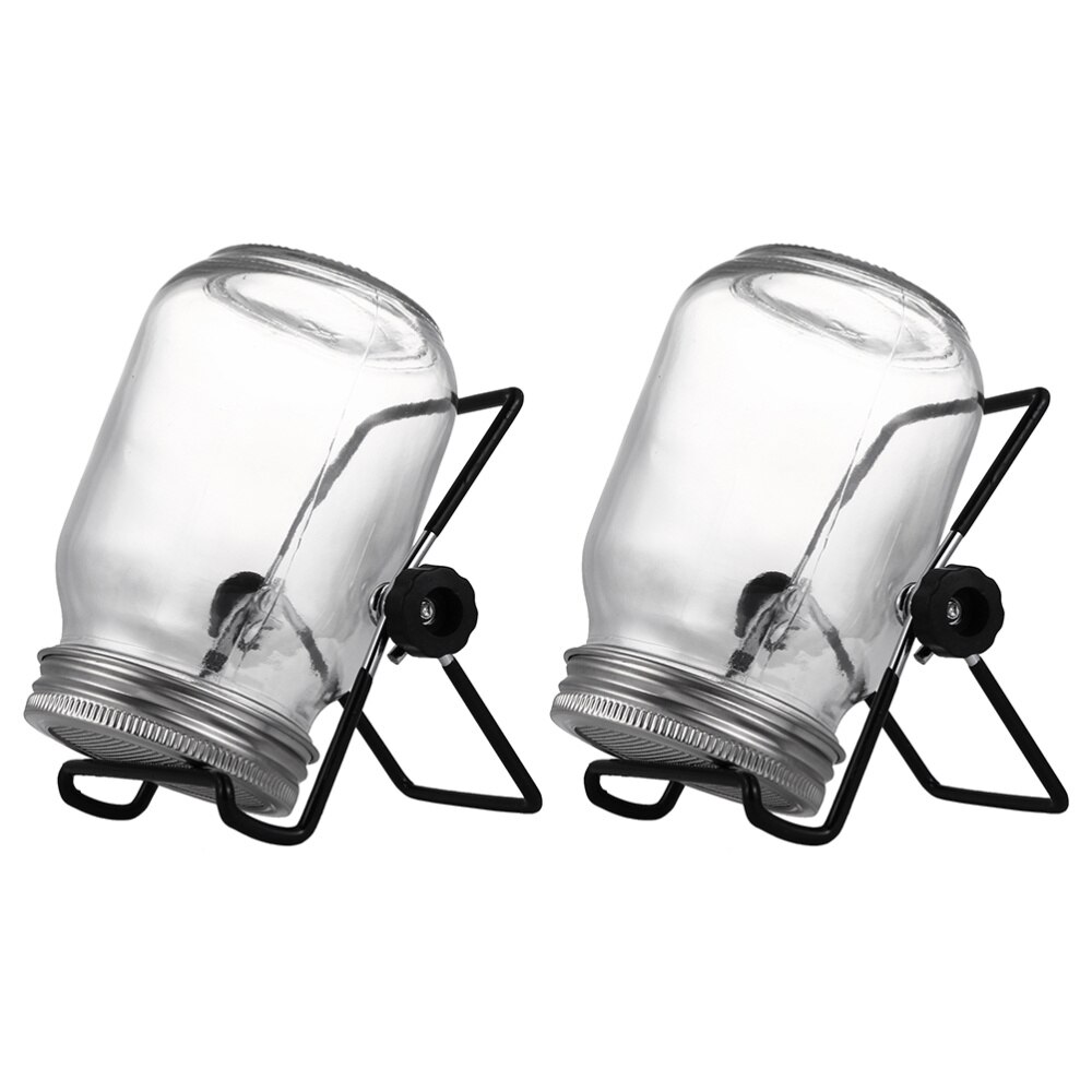 2 Sets 500ml Glass Sprouter Jar Sprouting Jar Kit For Home Kitchen Garden Stainless Steel Lid Mason Germination Pot Holder Set