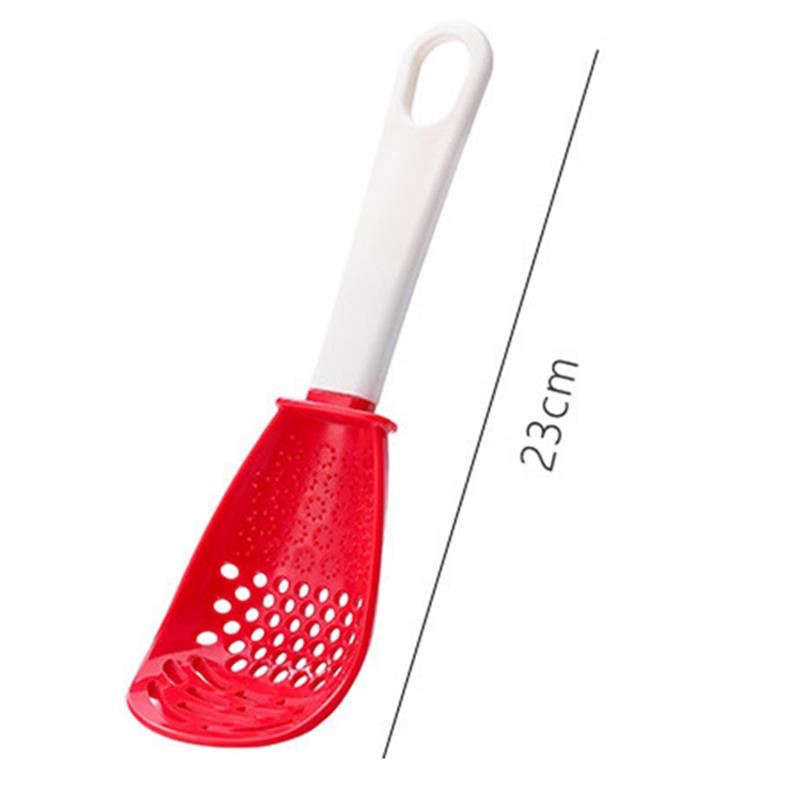 Cocina triturador portátil multipropósito de machacador de cocina triturador de cocina cuchara colador herramientas: Red