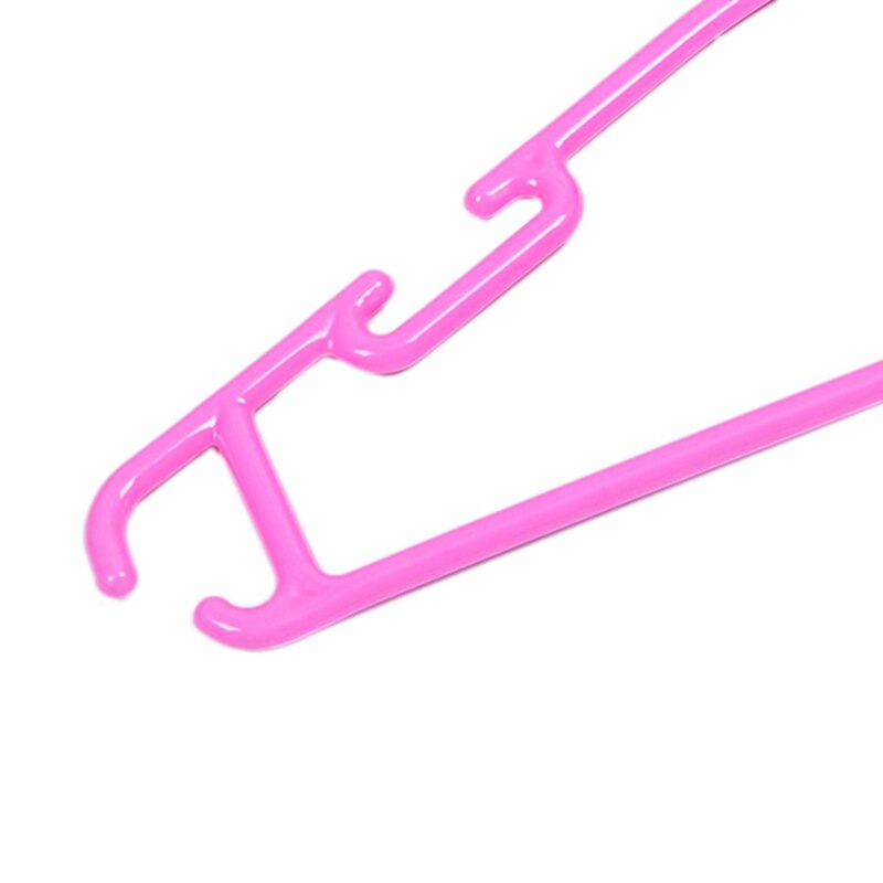 Roze Kleur Set Van 50 Stuks Hangers Voor Baby En Kind In Plastic Duurzaam Plastic Hangers Haak Voor Meisje Of jongen 27X15 Cm