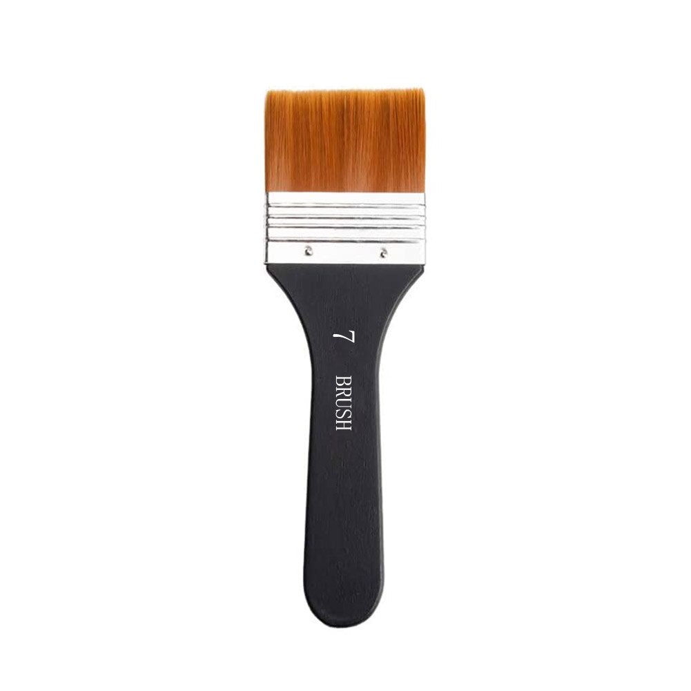 Juego de brochas para pintura acrílica, herramienta de pintura al óleo para artista, suministros de arte para limpieza , brocha para pintura de acuarela de 7 tamaños: Style 7