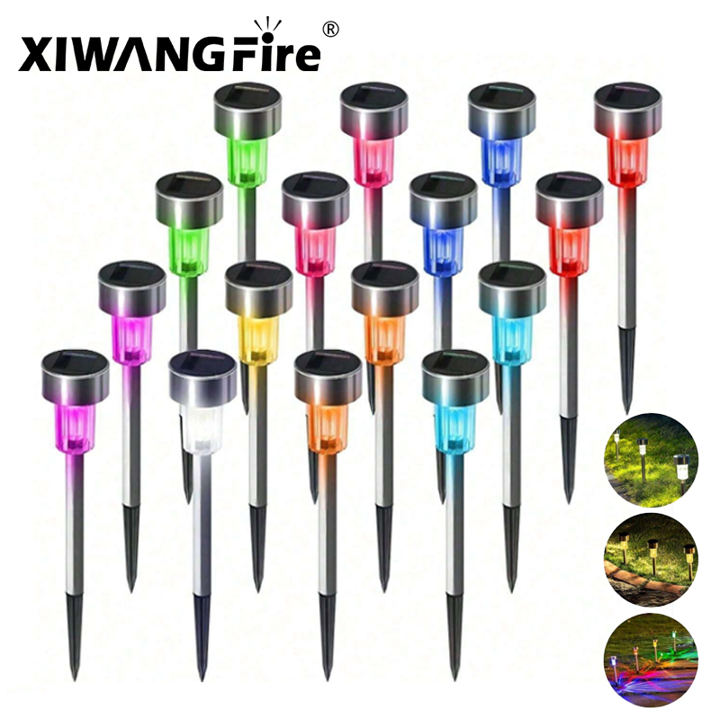 1-20PCS Solar Light Tuindecoratie Gereedschap Outdoor Zonne-energie Lamp Waterdichte Landschapsverlichting voor Pathway Patio Yard Gazon