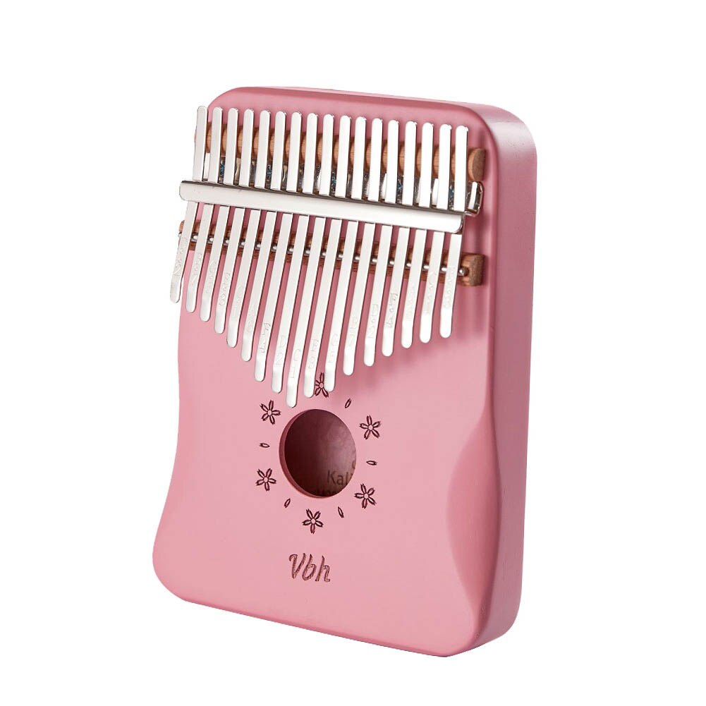 mahogany thumb piano mbira musical Instrument Africa finger piano 30key machine 21 key instrumento musical Africa finger piano: cherry blossoms	