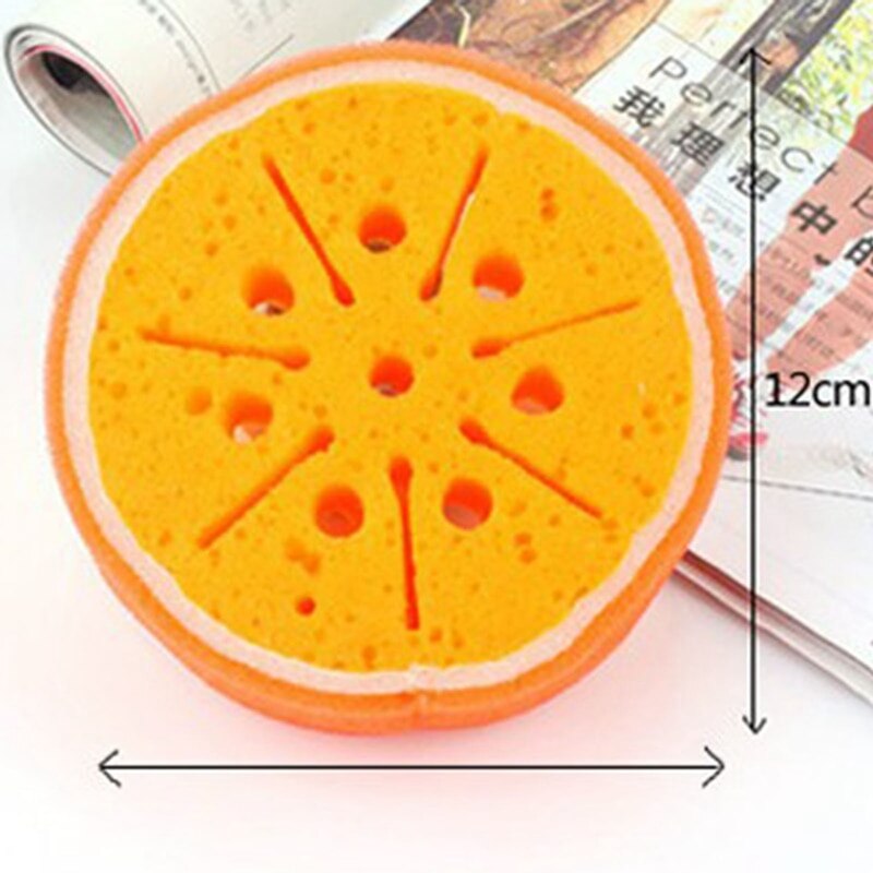 1 Pcs Fruit Vormige Bad Spons Leuke Body Spons Cartoon Bad Spons Bad De Badkamer Benodigdheden Fruit Vorm Voorraad spons