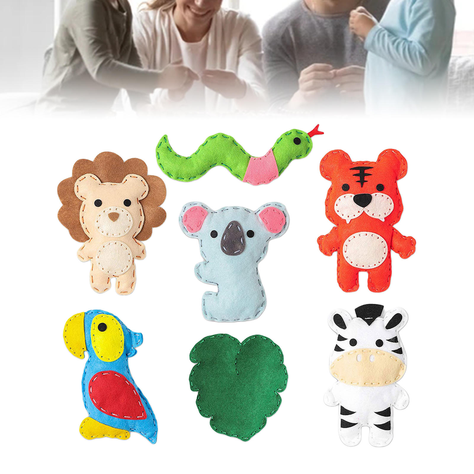 Animali Craft Kit giocattoli creativi 7 anni creature della foresta educativi