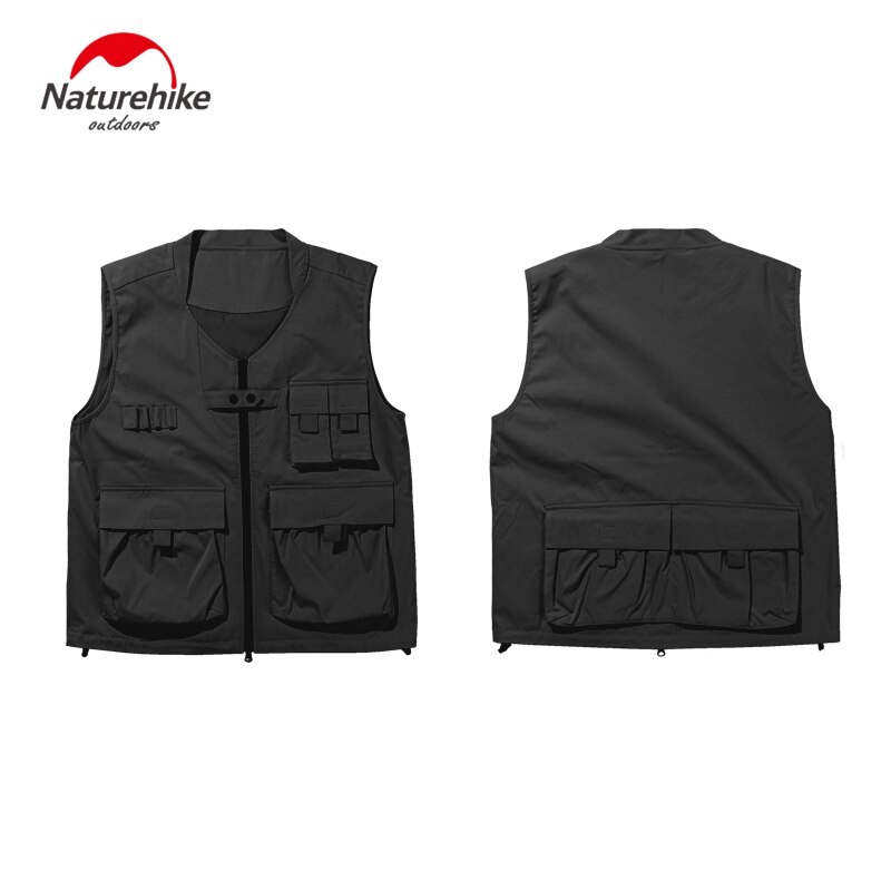 Naturehike Outdoor Vest Portable Multiple Pockets Leisure Coat Multifunction Clothes For Camping Hiking Travel Picnic Gardening