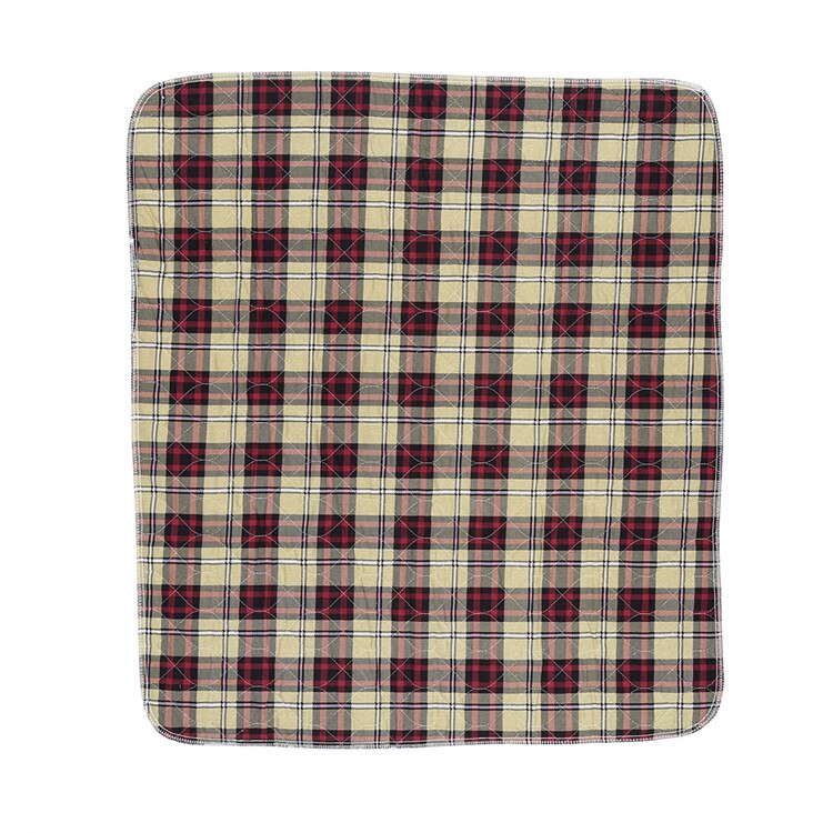3Layers Urine Mat Reusable Adult Diaper Insert Liners Cloth Baby Nappy Diaper Pad Washable Thicken Elder Incontinence Urine Mat: Deep Red 80x90cm