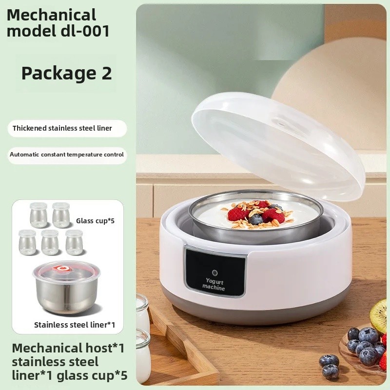 Intelligente automatische Mini-Joghurtbereiter für Höhle Heimgebrauch, Nano-Bohnenmaschine, multifunktionale selbstgemachte Joghurt-Nano-Bohnen-Reisweinmaschine: M / Blau