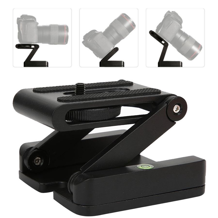 dslr camera Aluminium Alloy Black Mobile Phone Bracket SLR Camera Desktop Video Macro Frame Sliding Rail Folding Z Type