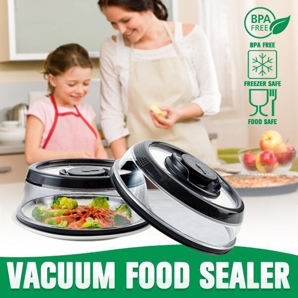 1pc Vacuum Food Seal Cover Kitchen Tool 15x19x7.5cm Home Preserve Cooking Food Fresh Vacuum Food Seal Cover Accessories