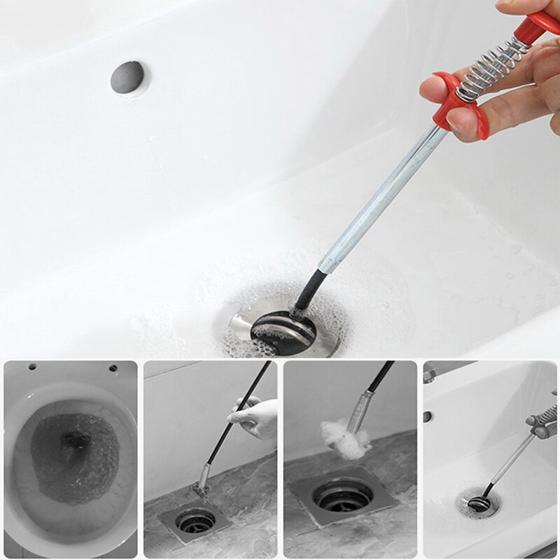 Køkken badestang hårfjerner afløb tilstoppe vandvask renere slange unblocker