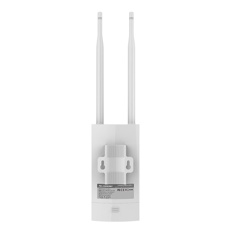 Routeur sans fil extérieur longue portée 300 Mbps répéteur Wifi sans fil/AP/WIFI routeur CPE 2.4G double antenne externe adaptateur POE 48 V