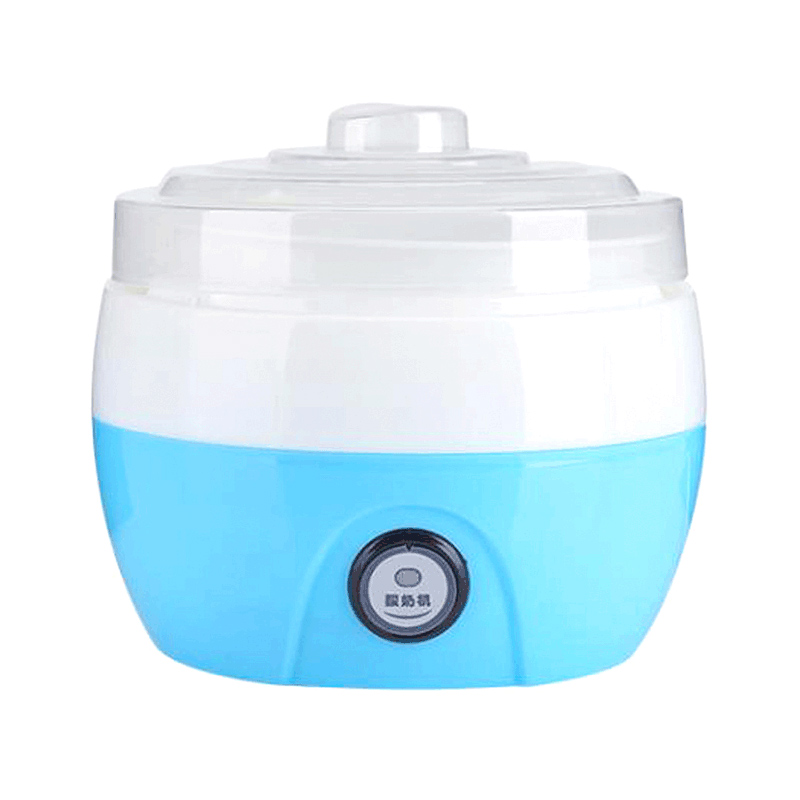Mini yoghurt maker maskine yougurt natto ris plastmateriale simpelthen betjene yoghurt fremstiller maskine køkken apparater: Blå