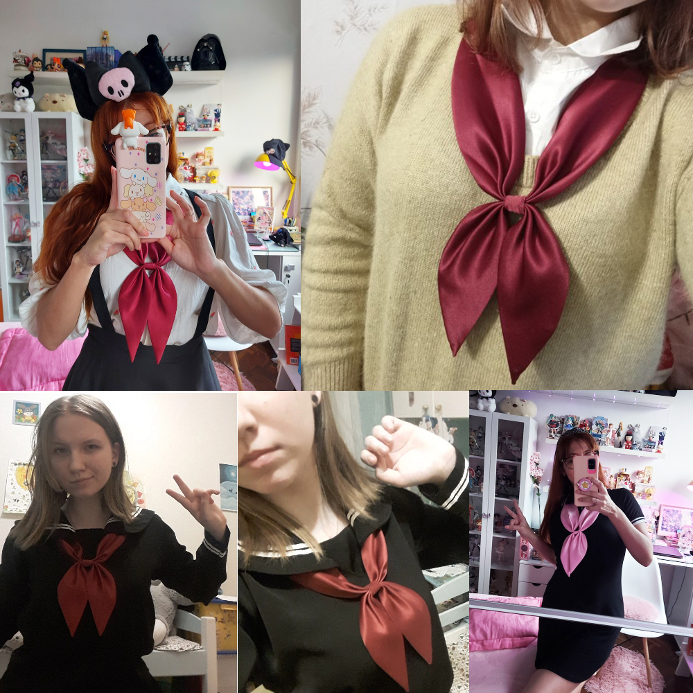 Dames vlinderdas Klassieke shirts Vlinderdas voor dames Zakelijk Strik Student Effen strikjes JK Vlinder Meisjespakken Strikjes