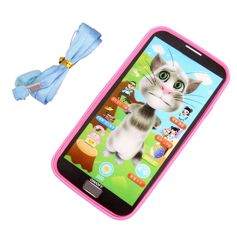Baby Educatief Telefoon Engels Leren Mobiele Telefoon Speelgoed Leren Simulator Z2F8 Speelgoed Muziek Screen Telefoon Voor Kinderen M9R7